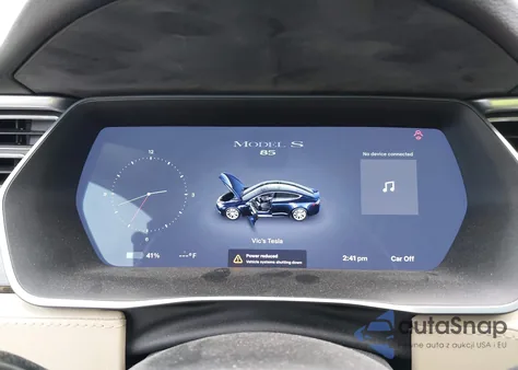 2014 Tesla Model S P85 из США, поврежденный, VIN 5YJSA1H14EFP61454